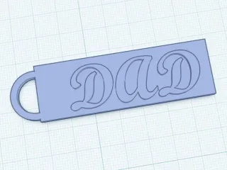 DaD Keychain