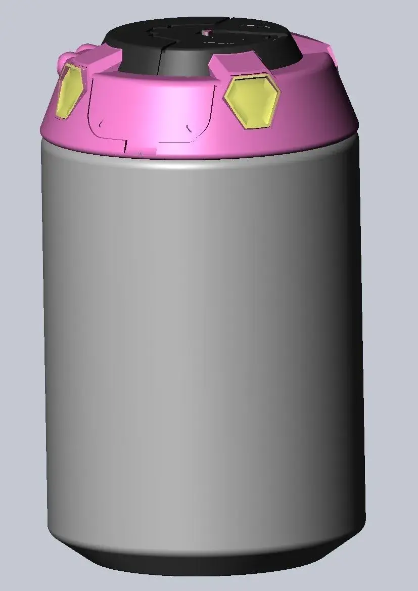 DVa Cinematic Soda Can Attachable Lid 3D print model