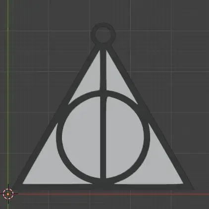 Deathly hallows keychain