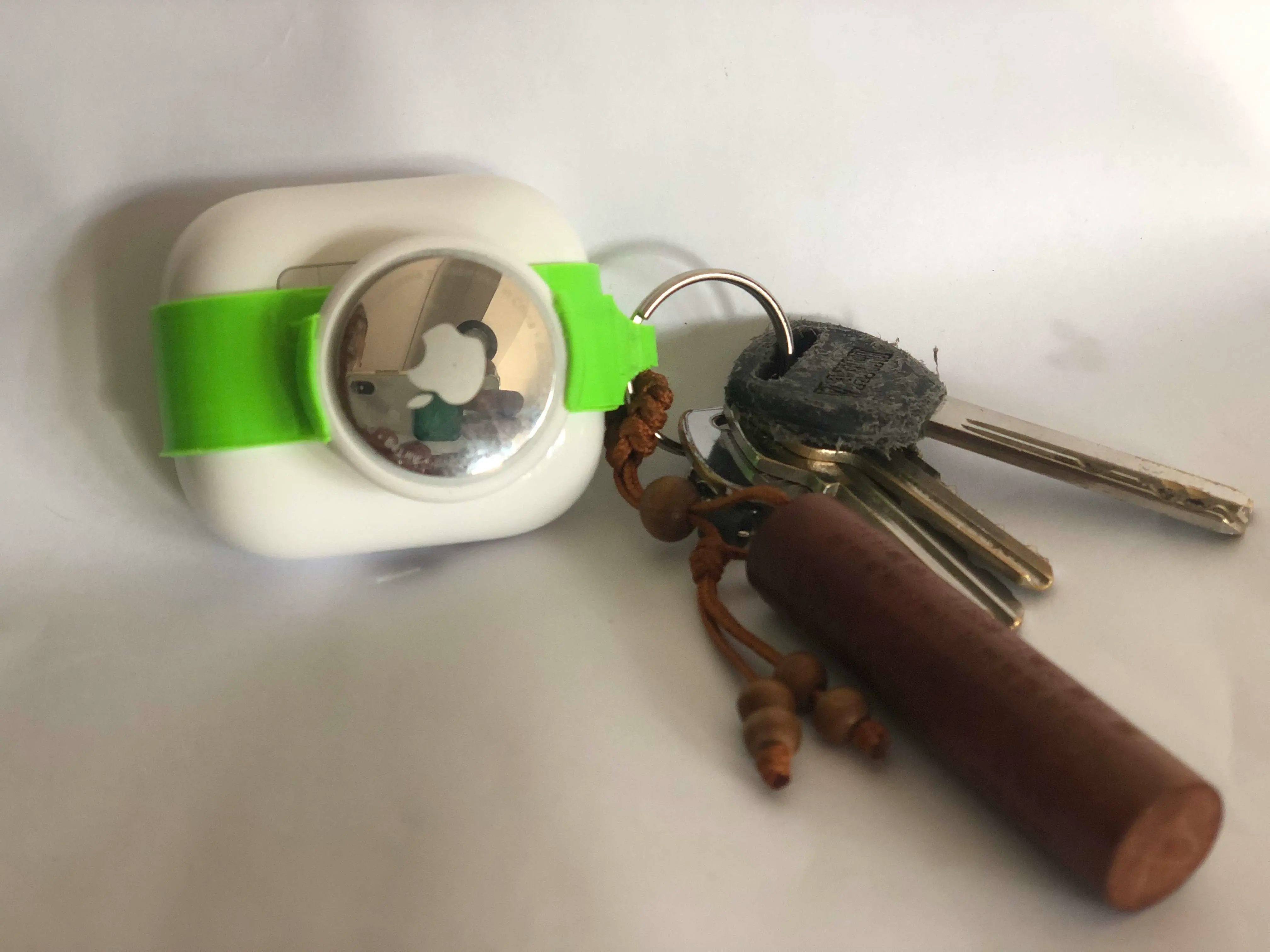 AirPod Pro keychain with airtag