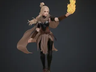 FREE Female fire adept