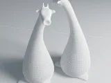 Ceramic figurine of a giraffe-1