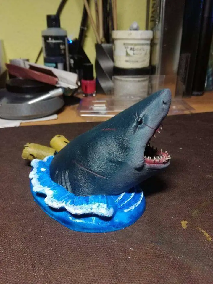 JAWS BRUCE THE SHARK 3D PRINT MODEL