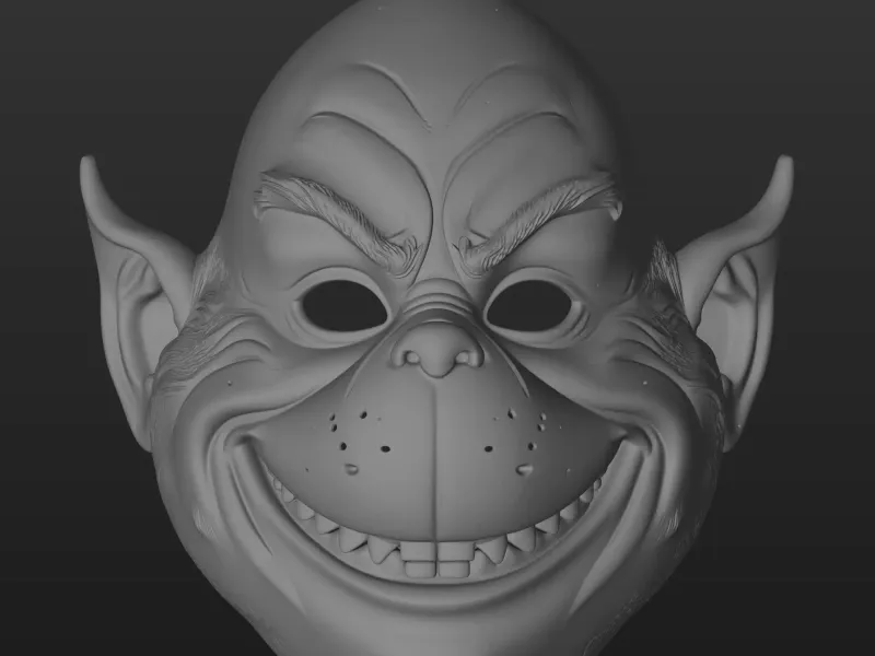 Grinch mask model