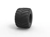 Monster Jam tire 24 Scale 1:25-2