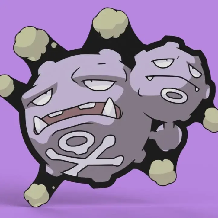 Weezing Wall Art