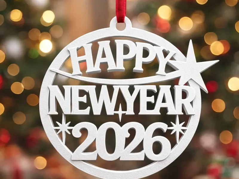 Ornamento per Albero Felice 2026