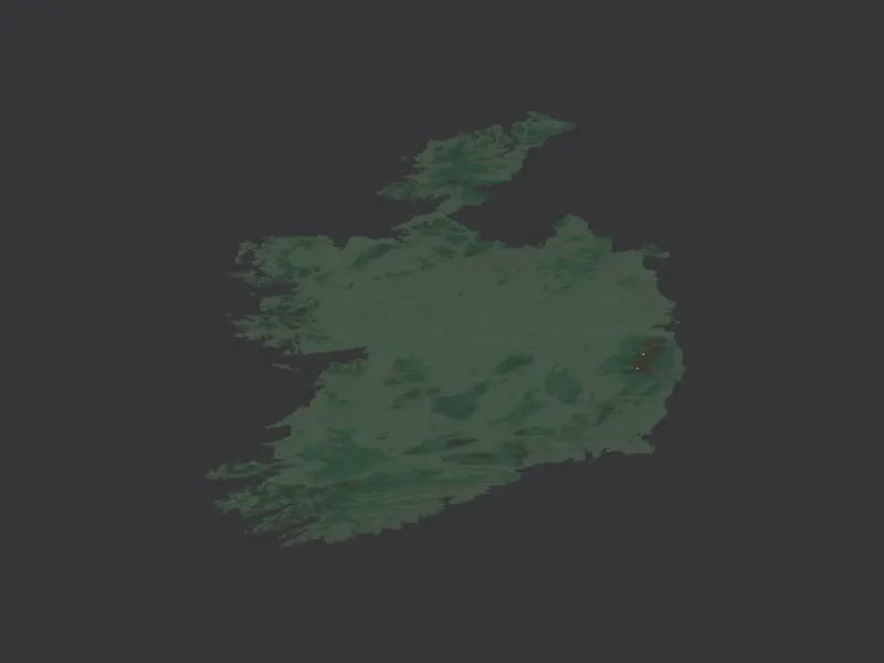 Counties of Ireland. 3D Map puzzle (27-piece)