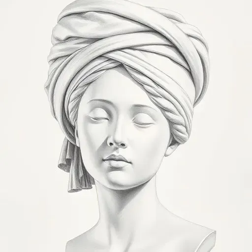 turban lady bust 