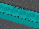 Gridfinity Crescent 3/8" SAE Deep Socket-0