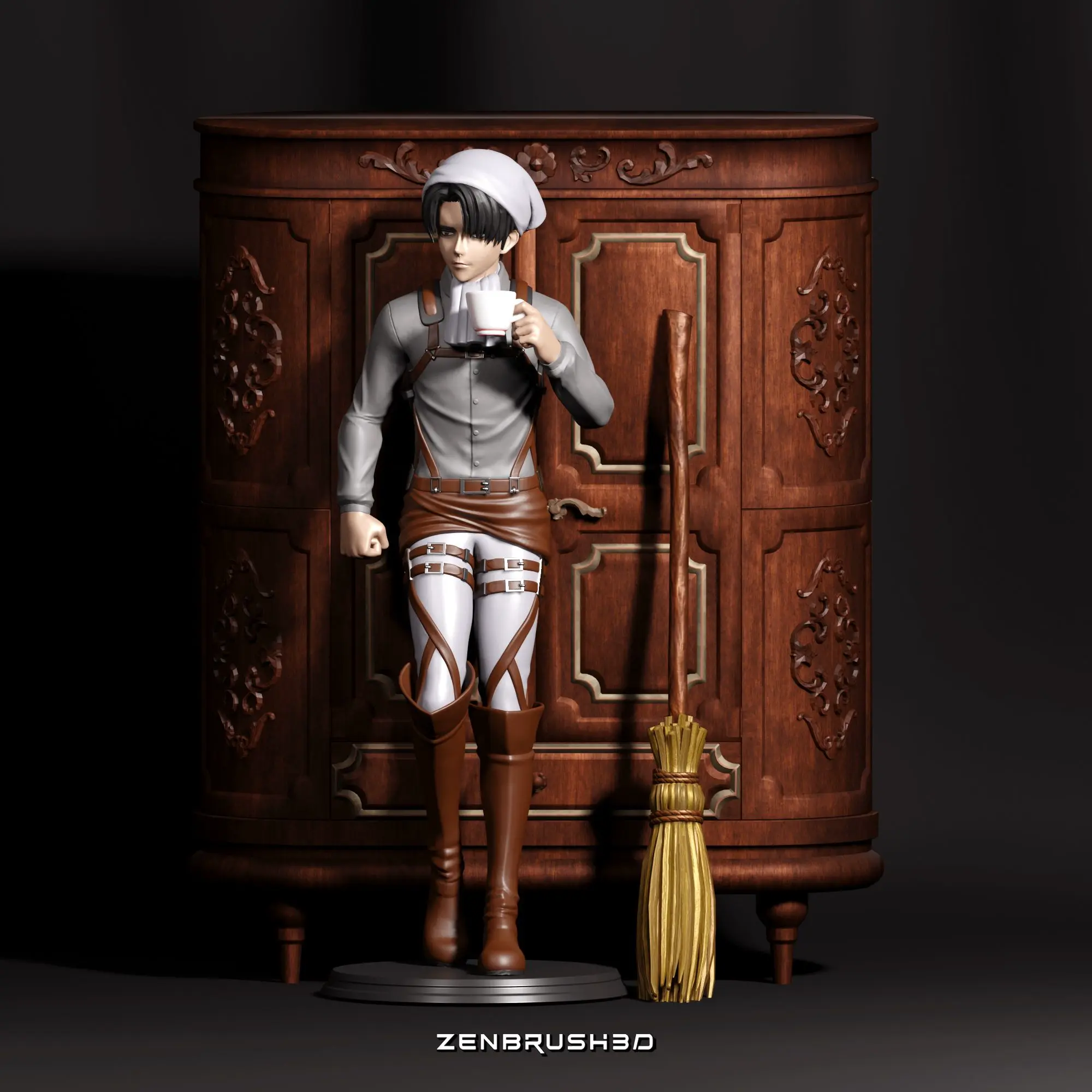 LEVI ACKERMAN - CLEANING OUTFIT - ATTACK ON TITAN 3D