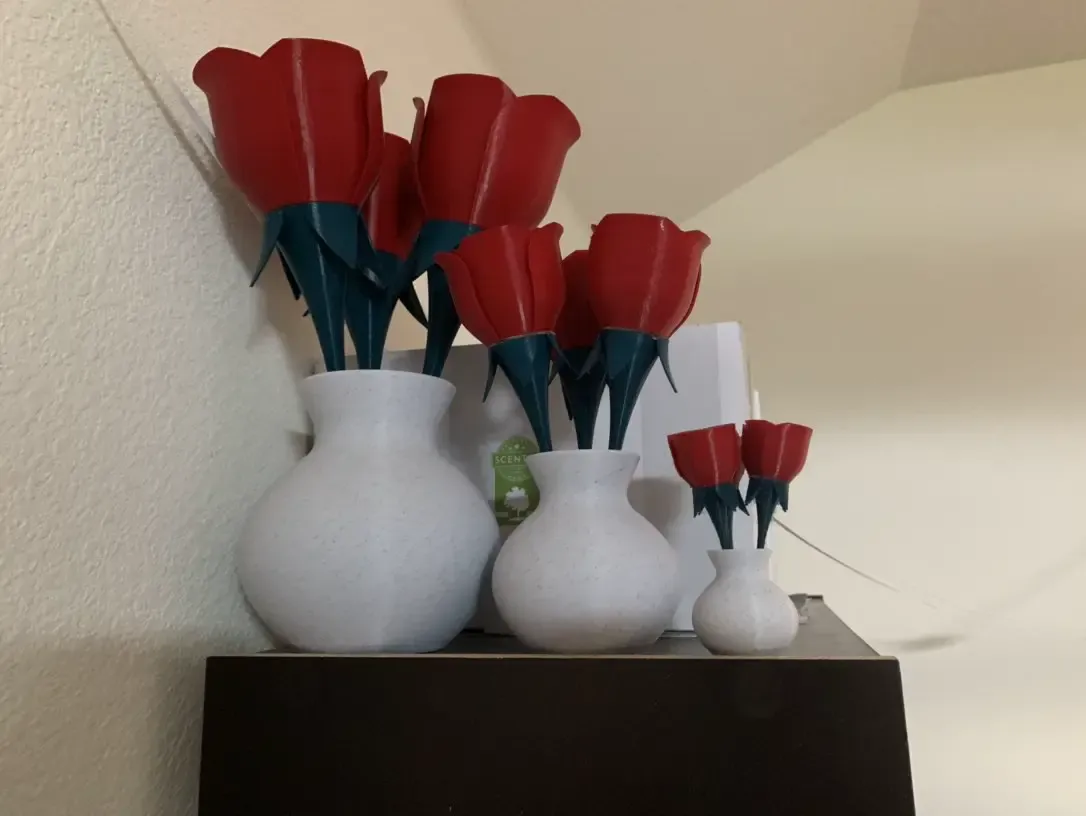 Roses and Vase