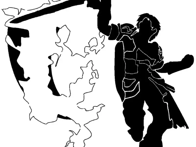 FE Roy stencil