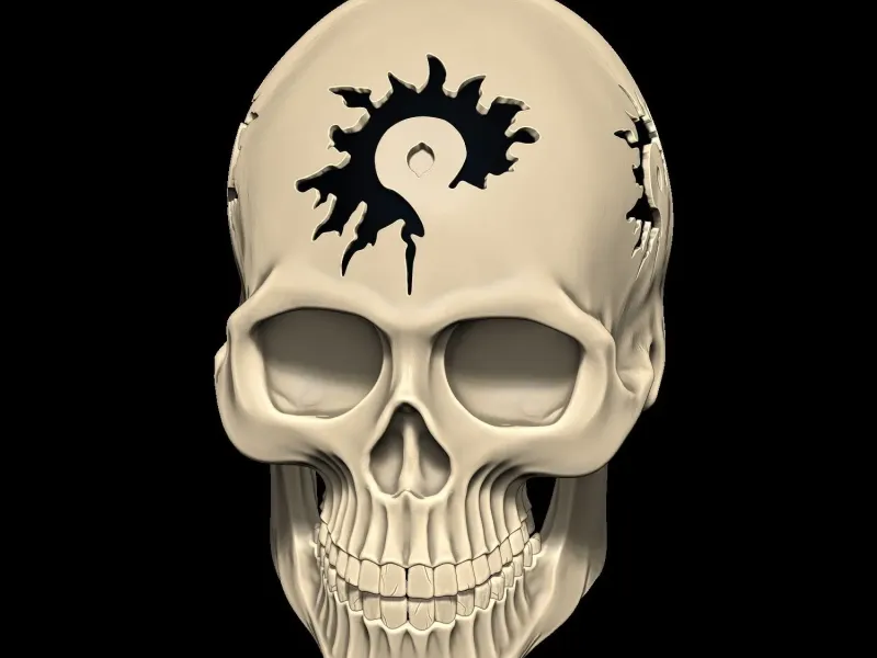 Skull Meliodas demon mark
