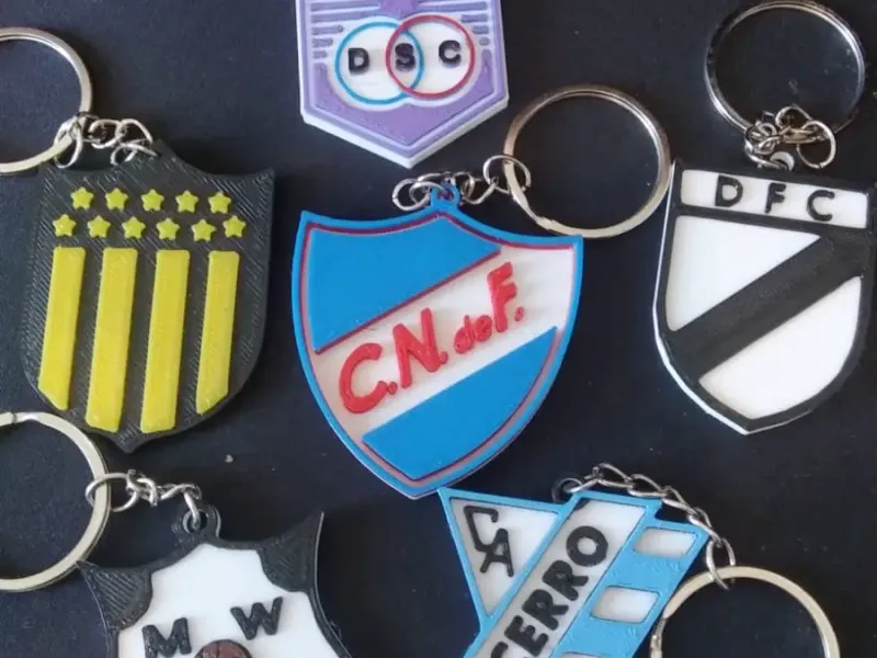Pack llaveros fútbol uruguayo