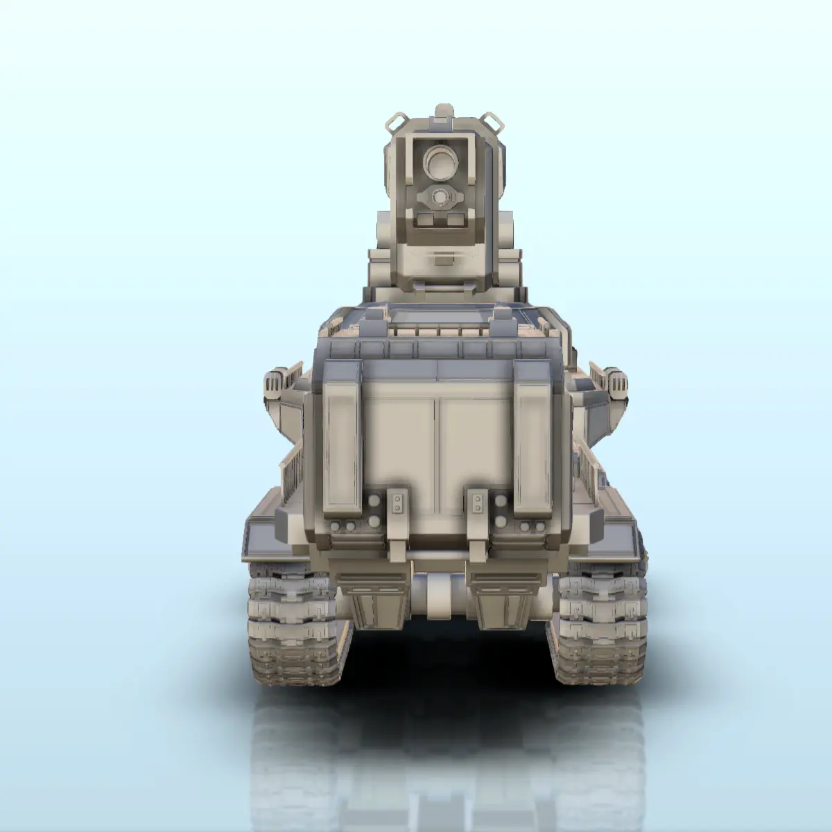 Sci-Fi truck with tracks and laser turret (13) - sci-fi scie