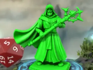 Male human wizard