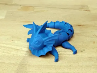 vaporeo pokémon articulado