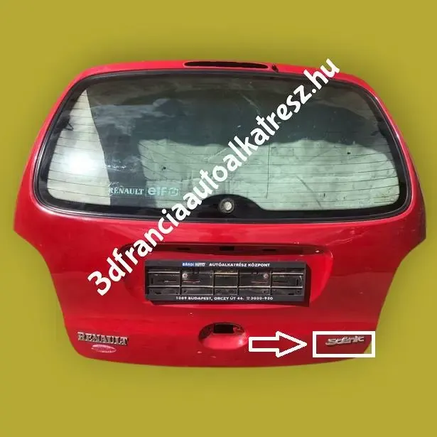Renault Scenic 1996-2003 hátsó logó