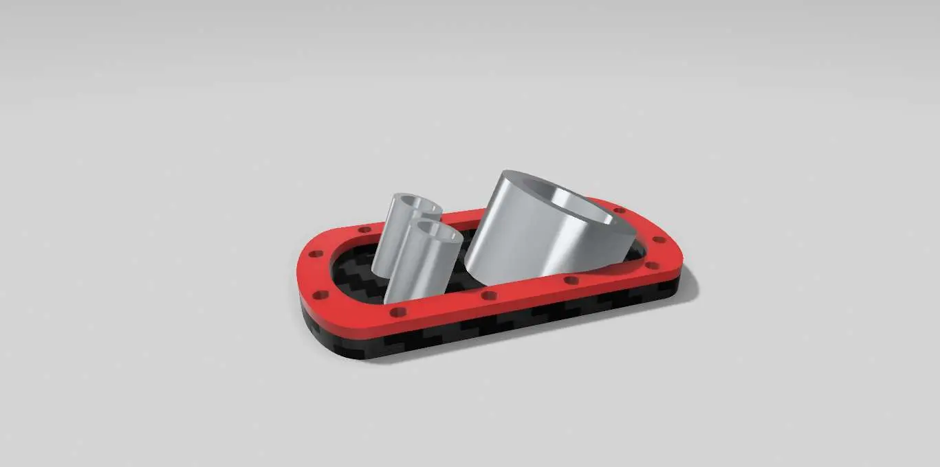RC Drift Car 1:10 Pacchetto accessori scarico laterale