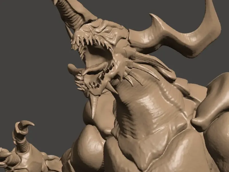 BAGAN - SUPER GODZILLA - KAIJU ULTRA HIGH DETAILED MESH