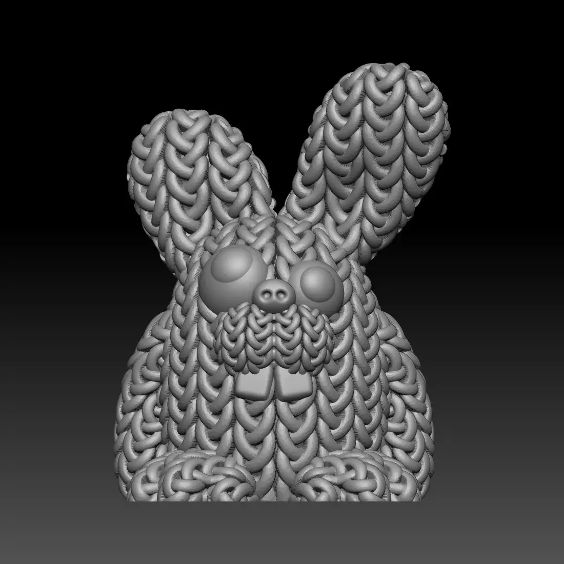 Knitted Zombie Bunny