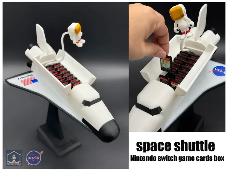 NASAスペースシャトル Nintendo Switch ゲームカード収納
