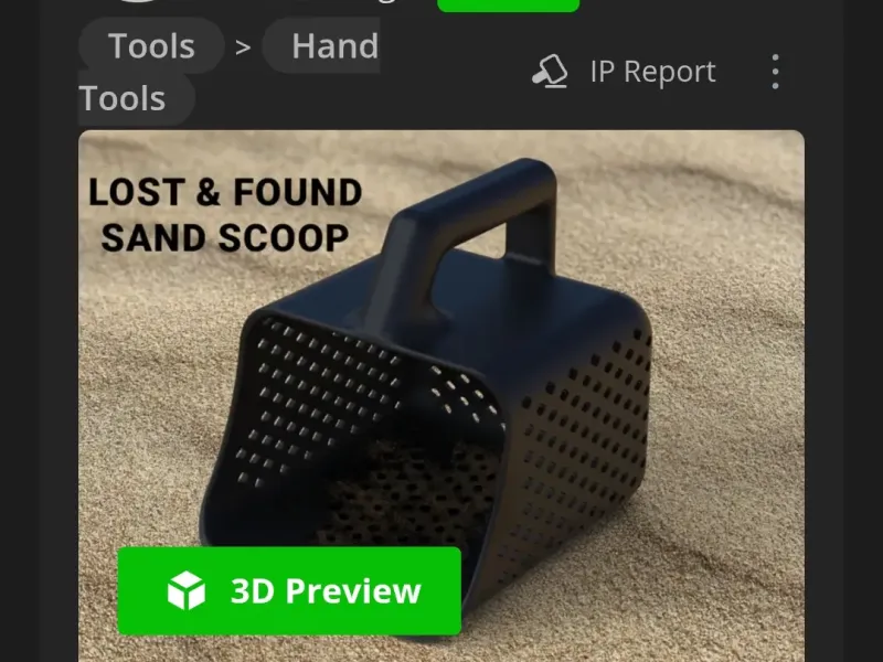 sand scoop ********** file