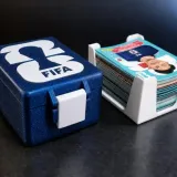 Caixa de 150 Figurinhas da Copa do Mundo