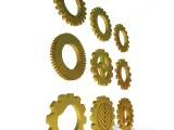 Industrial Gear Collection – Mechanical Cogwheel Set – CNC-4
