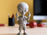 Figura de Alien Divertido | Estatua de Alien Travieso-3
