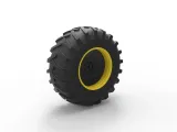 Rear wheel of Vintage Pulling tractor Version 3 Scale 1:25-7