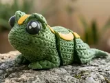 Flexi Knitted Frog-8