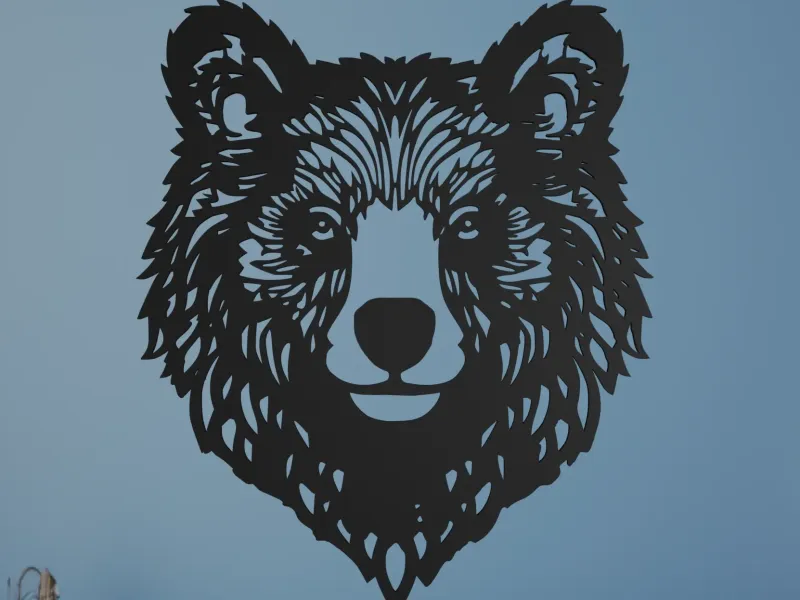 Bär Wandkunst