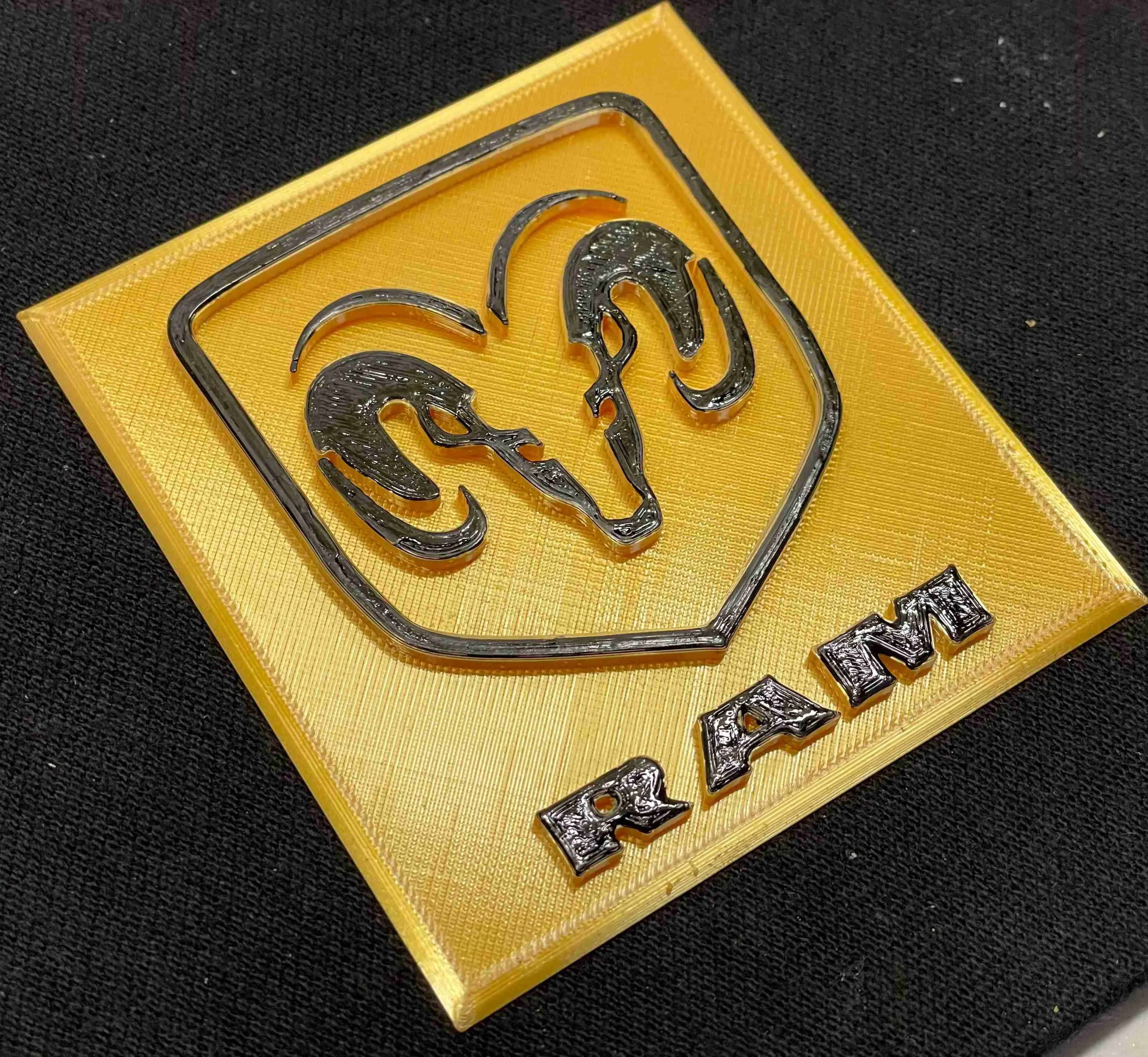 Dodge RAM Logo Plate