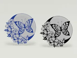 butterfly circle