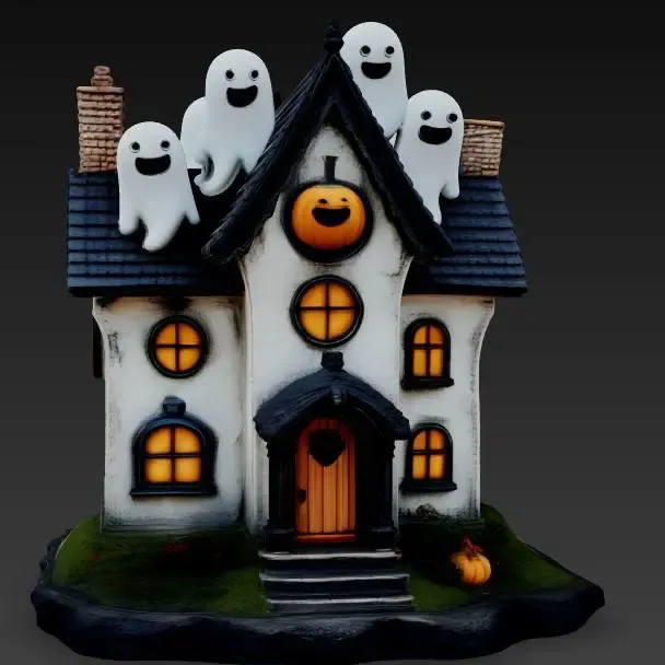 house cute haunted