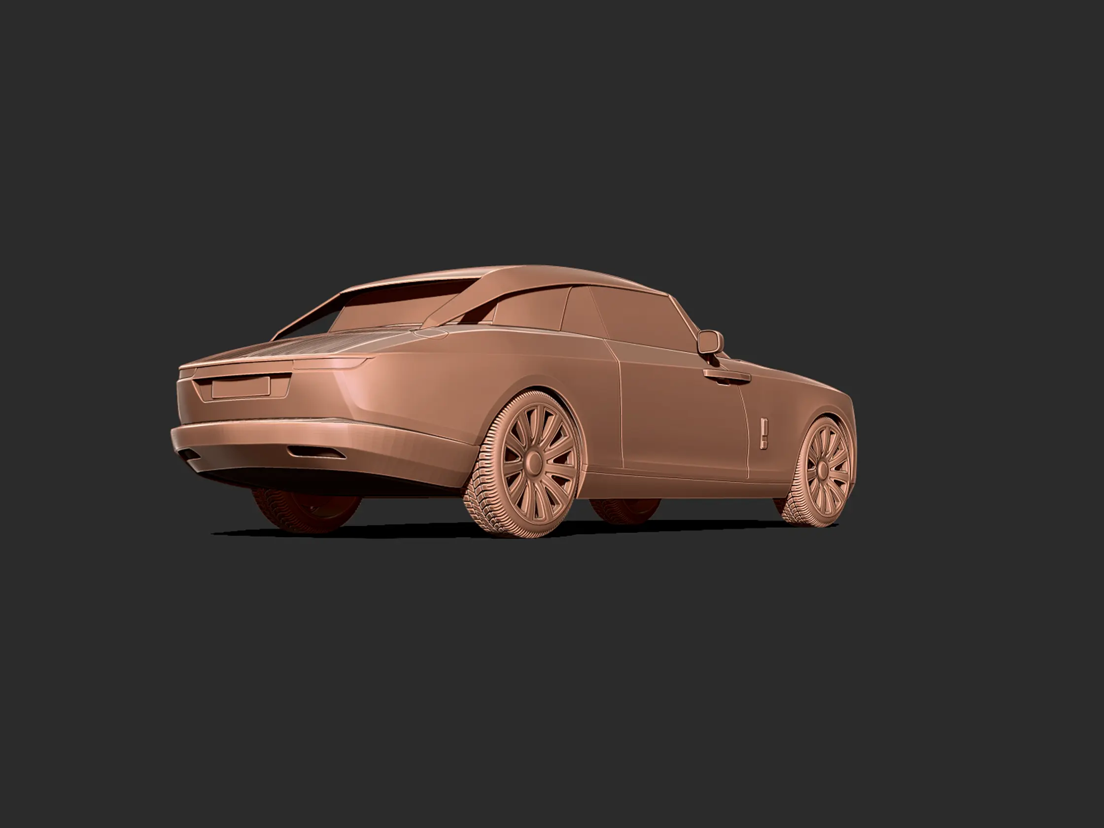 Rolls Royce Boat Tail 3D Print model