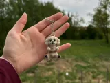 Cocker Spaniel Keychain – Articulated Flexi Cute Dog Toy-1