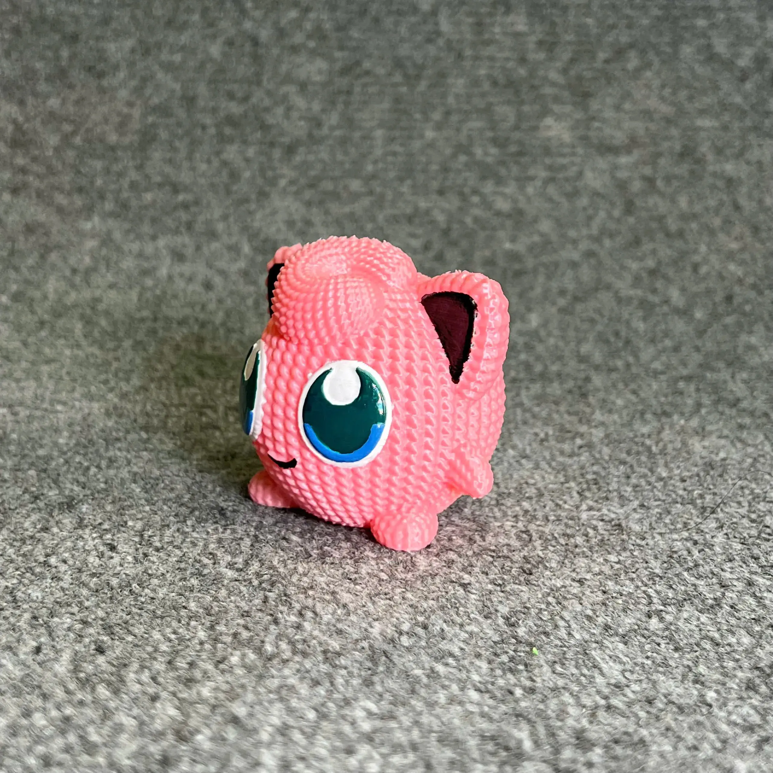 Pokemon Jigglypuff Gehaakt - Gebreid - STL &amp; 3mf Veelkleurig
