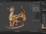 D&D Brass Dragon Miniature-4