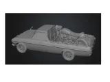Rusty Pickup Carrying a Motorcycle-1