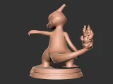 Pokemon - charmeleon 3D print model-3