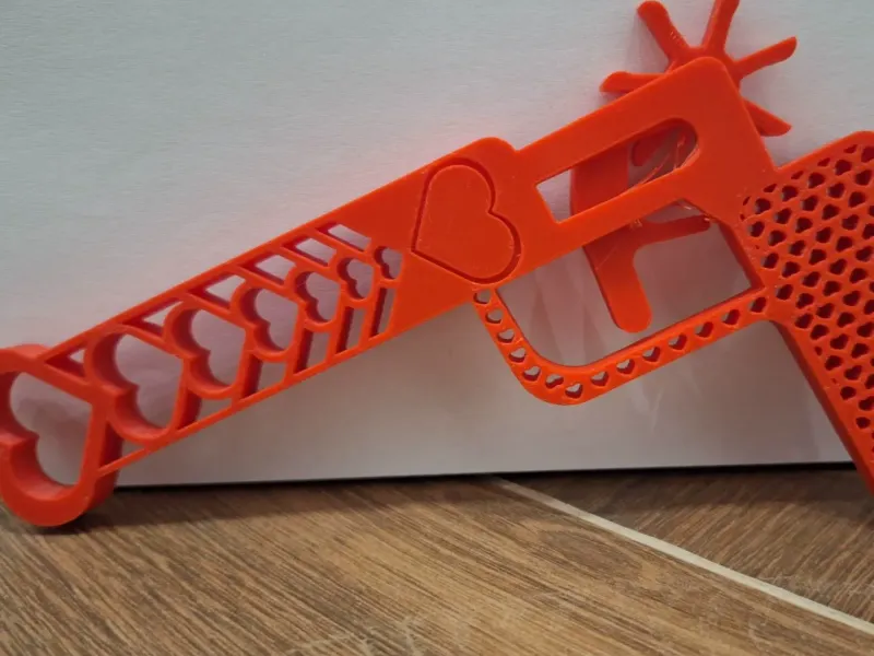 Rubber Band Gun-Heart