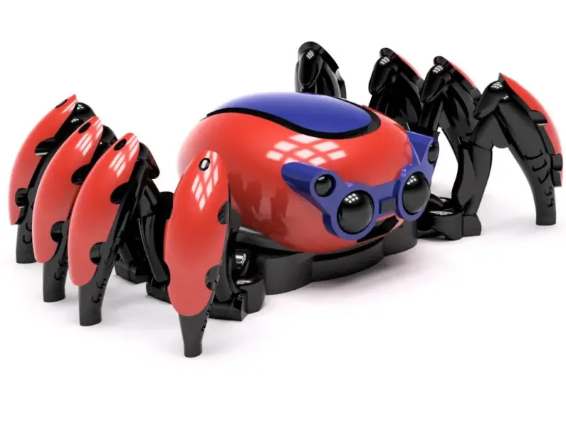 Spiderbot Flexi print in place V2 improved toy magnetic