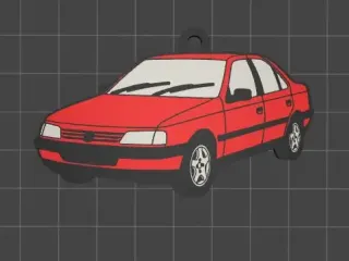 Peugeot 405 Keychain