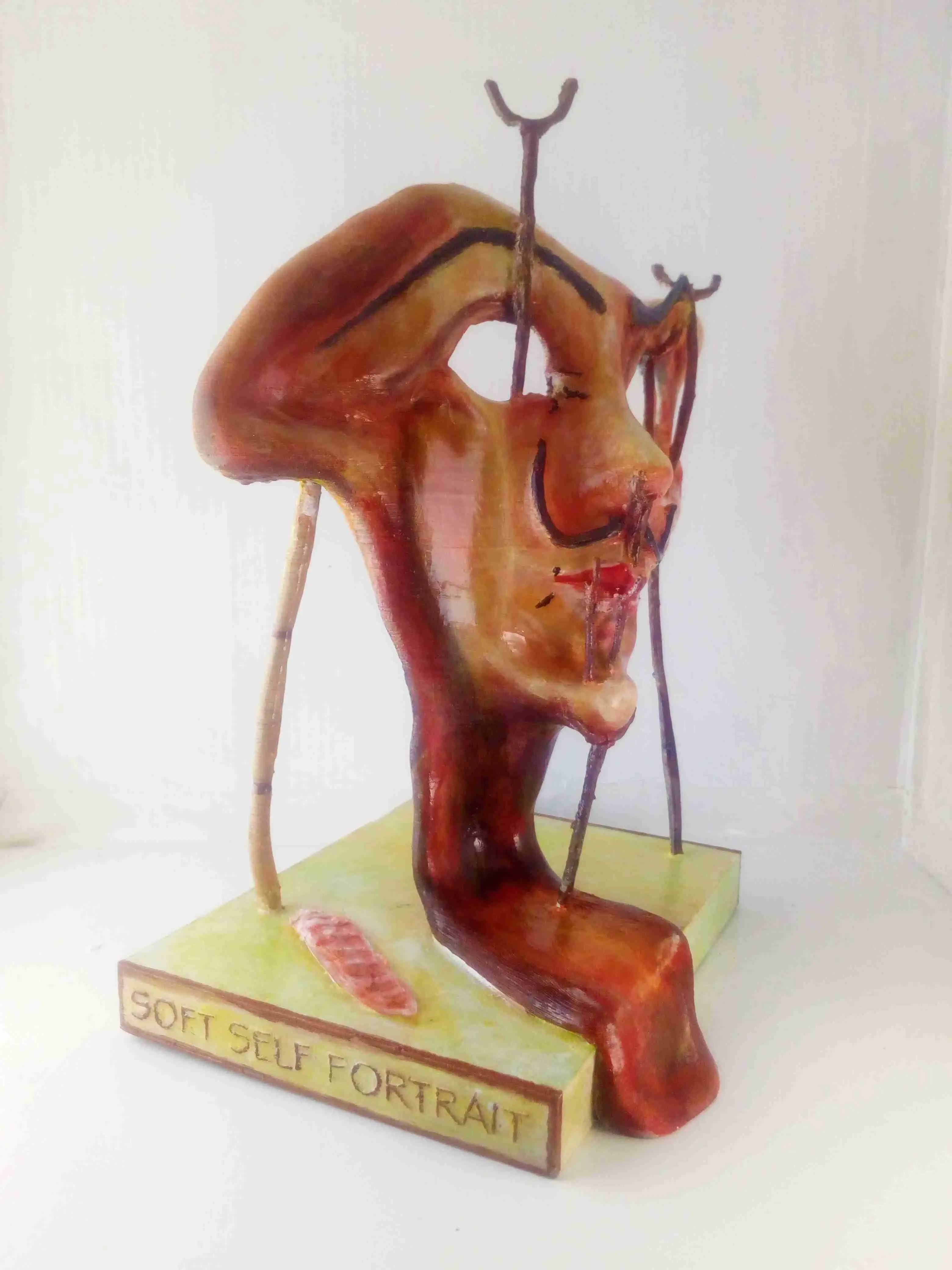 DALÍ SELF-PORTRAIT WITH FRIED BACON
