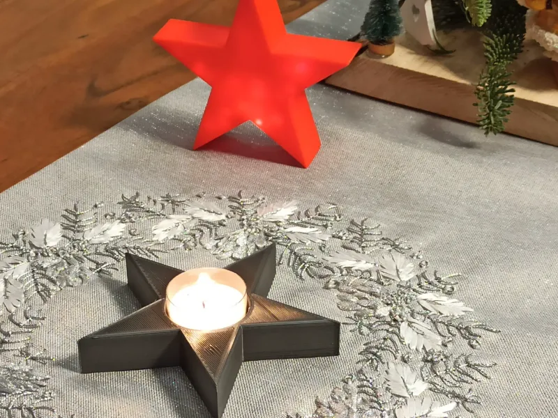 Подсвечник для чайных свечей / подсвечник для чайных свечей - Рождество #Xmas