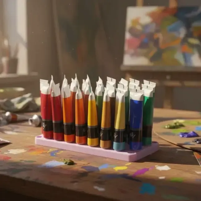 Holder for gouache tubes