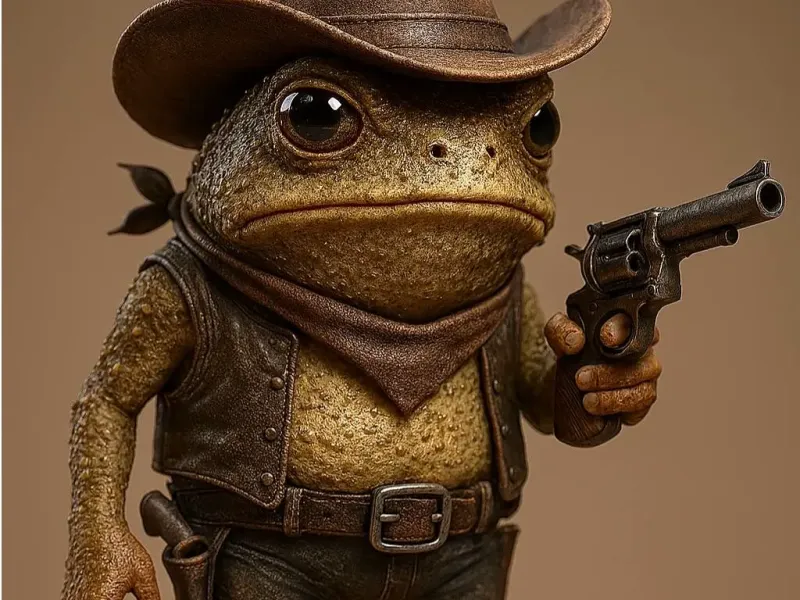 Cowboy frog - Sapo Pistolero